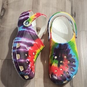 Tie Dye Crocs